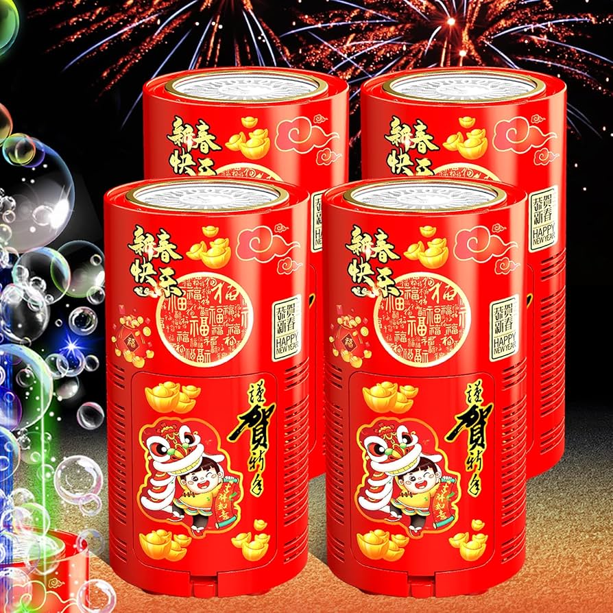 Amazon.com: Fireworks Bubble Machine (4PCS,20 Holes) with